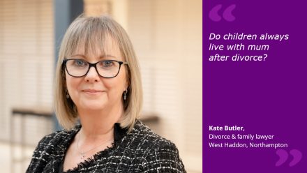 Do children always live with mum after divorce?
