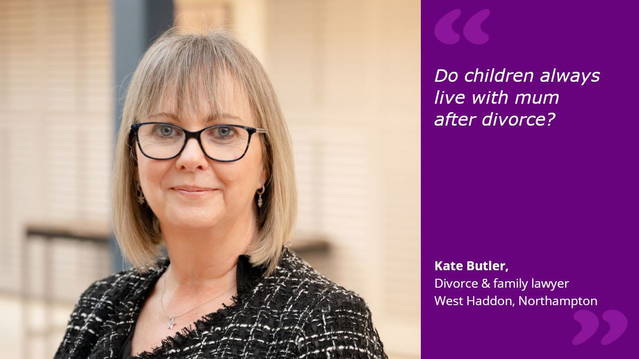 Do children always live with mum after divorce