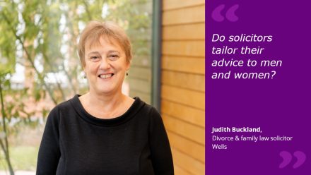 Do solicitors tailor their advice to men and women?