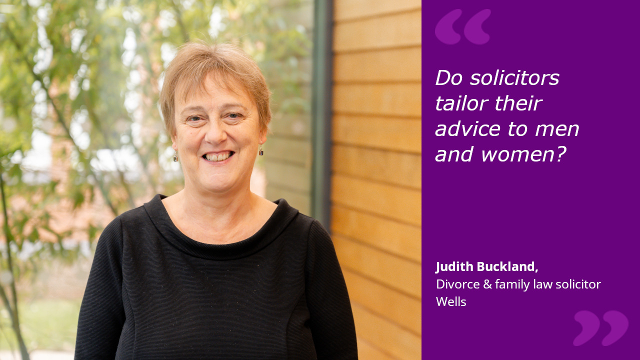 Do solicitors tailor their advice to men and women?