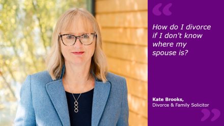 How do I divorce if I don’t know where my spouse is?