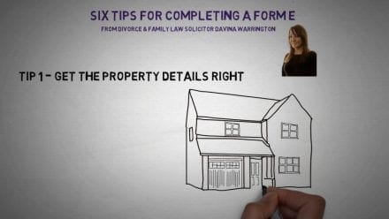 Tips for completing your form E