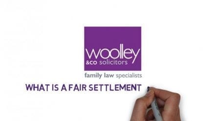 What is a fair settlement on divorce?